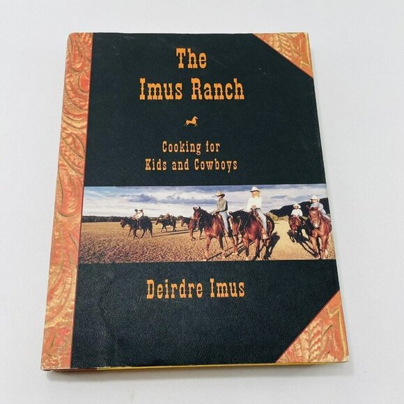 Imus Ranch Cooking Kids Cowboys Cookbook Recipe Healthy Vegetarian Cancer Vegan - Picture 1 of 12